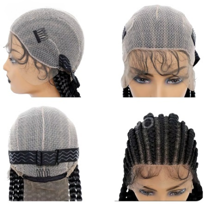 36" Full HD Lace ~ Flat Duo Cornrow Braids (Comes In 4 Colors) - Image 7