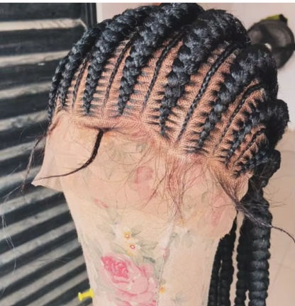 36" Full HD Lace ~ Flat Duo Cornrow Braids (Comes In 4 Colors) - Image 22