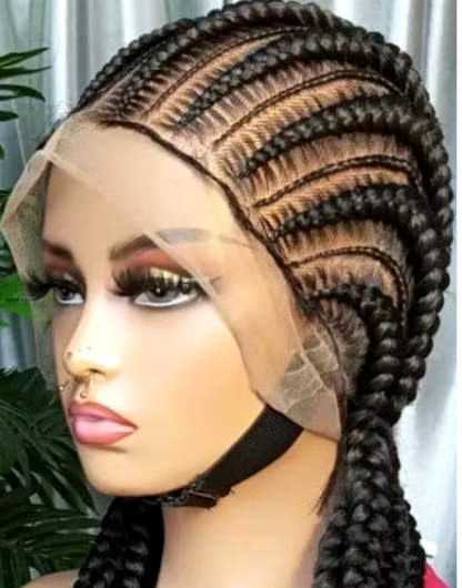 36" Full HD Lace ~ Flat Duo Cornrow Braids (Comes In 4 Colors) - Image 27