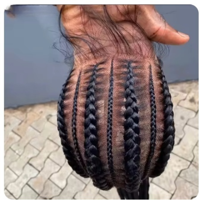 36" Full HD Lace ~ Flat Duo Cornrow Braids (Comes In 4 Colors) - Image 9