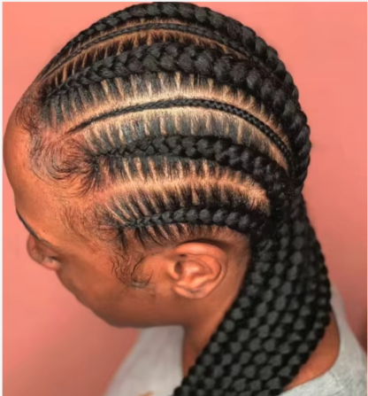 36" Full HD Lace ~ Flat Duo Cornrow Braids (Comes In 4 Colors) - Image 14