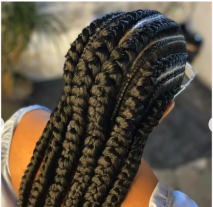 36" Full HD Lace ~ Flat Duo Cornrow Braids (Comes In 4 Colors) - Image 19