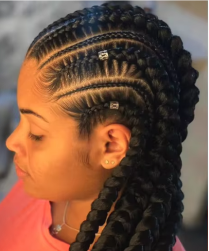 36" Full HD Lace ~ Flat Duo Cornrow Braids (Comes In 4 Colors) - Image 21