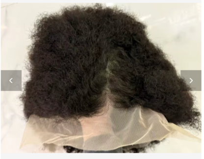 {100% Human Hair}  8” Kinky Curly Afro Lace Front Wig – 200% Density, Natural Hairline, 7 Stunning Colors - Image 14