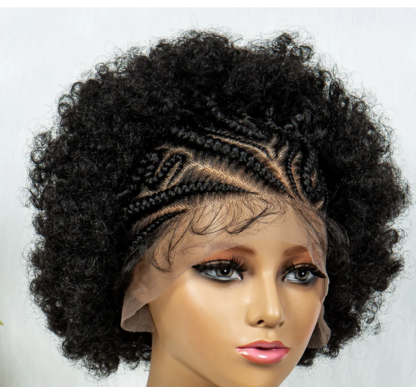 10” 13x6 Lace Front Kinky Curly Afro Wig – Ultra-Realistic, Luxury Just Like Human Hair with Baby Hair - Image 5