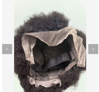{100% Human Hair}  8” Kinky Curly Afro Lace Front Wig – 200% Density, Natural Hairline, 7 Stunning Colors - Image 16