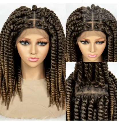 Crochet Havana Twisted Mambo Braided Wig With Baby Hair ~ Full Lace {4 COLORS} - Image 6