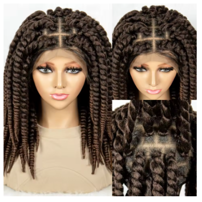 Crochet Havana Twisted Mambo Braided Wig With Baby Hair ~ Full Lace {4 COLORS} - Image 7