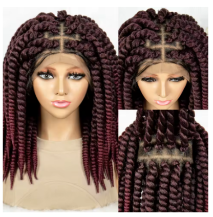 Crochet Havana Twisted Mambo Braided Wig With Baby Hair ~ Full Lace {4 COLORS} - Image 8