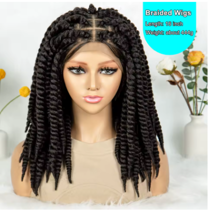 Crochet Havana Twisted Mambo Braided Wig With Baby Hair ~ Full Lace {4 COLORS} - Image 2