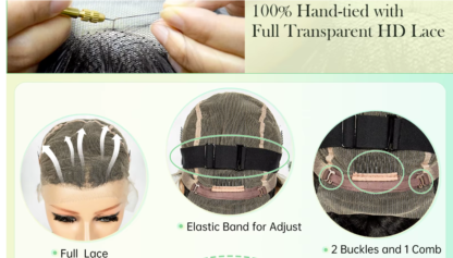 HD Transparent Full Lace Twisted Knotless Braided Wig - Image 3