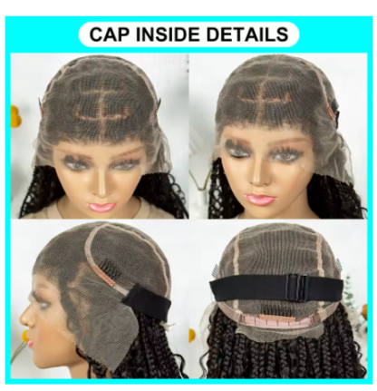 40 inch Long Knotless Full Lace Box Boho Goddess Braids Braided Wig With Baby Hair - Image 7