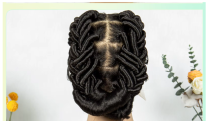 HD Transparent Full Lace Twisted Knotless Braided Wig - Image 8