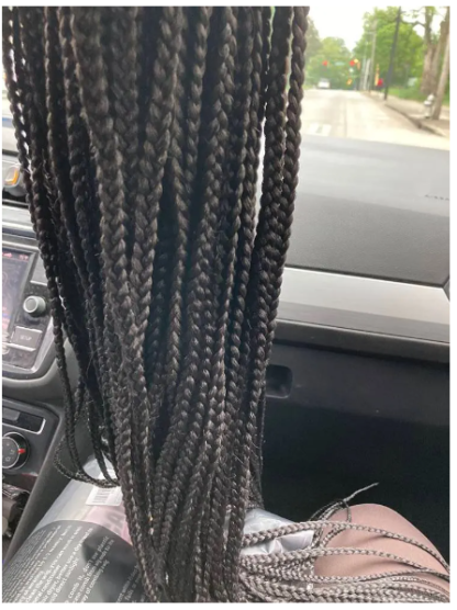 HD Transparent Full Lace Knotless Box Cornrow Braids Wig – The Ultimate Luxury in Protective Styling! {In 3 Colors} - Image 3