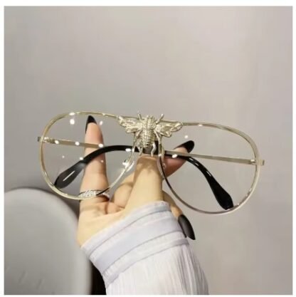 Women's Luxury Classic Retro "Big Bee" Pilot Vintage Series Sunglasses - Image 8