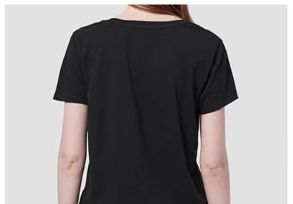 Boho Black Diamond Rhinestones Leopard Head Graphic Cotton T-Shirt - O Neck And V Neck Short Sleeve - Image 13