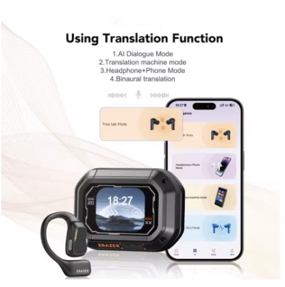 AI TECH "135 Languages Translator Ear Buds" ~ ALWAYS BE IN THE KNOW!!  Nail Shops... Restaurants... Friends... Meetings AND STRANGERS... - Image 15