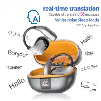 XT66PRO Bluetooth AI Translator Earbuds Wireless Headphones ~ 13 Hours long life Display ~ ASMR Headsets DIY APP