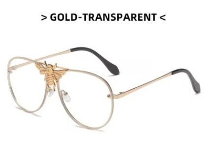 Women's Luxury Classic Retro "Big Bee" Pilot Vintage Series Sunglasses - Image 4