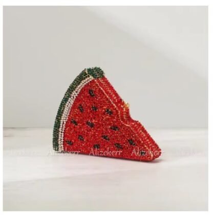 "Delicious Watermelon" Shaped Diamond Rhinestone Evening Clutch Bags